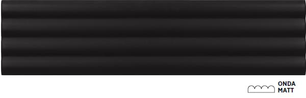 декор Costa Nova Onda Black 5x20