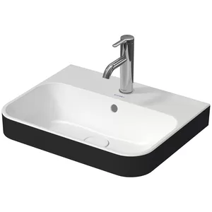 Раковина DURAVIT 500х400 шлиф., антигряз. покрытие, белый/антрацит мат. 23605061001
