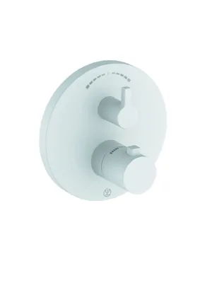 Смеситель KLUDI Puristic для ванны/душа, встраиваемый, термостат, белый матовый 208305315