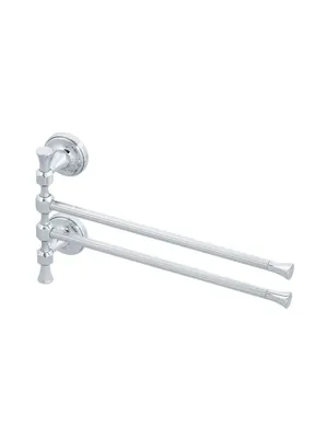 Migliore Полотенцедержатель двойной поворотный (32x19) хром 27673