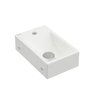 Раковина подвесная BERGES 182010 (370х230х110) отв. под смеситель справа, цвет: белый