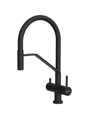 Смеситель для мойки Omoikiri GB-BL графит, с краном для питьевой воды 4994547