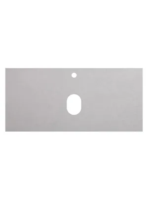 Столешница BelBagno (1016x468х10) керамогранит, 1 отв. под смеситель, Cemento KEP-100-CEM