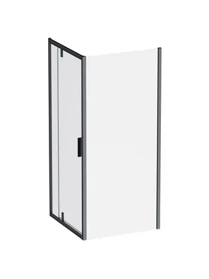 Душевое ограждение AM.PM (900х1950) W90G-404-9090-BT без поддона, черный матовый