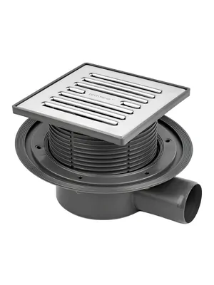 Трап душевой BETTOSERB 150х150 с мультисифоном, хром глянец 14702509