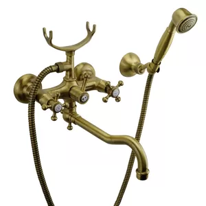 Смеситель для ванны/душа Migliore настенный, с поворотным изливом, бронза ML.LAD-986.BR