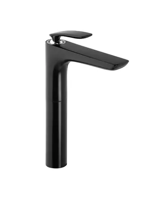Смеситель KLUDI для умывальника, высота 334 мм, черный матовый/хром 522988775