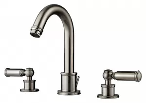 Смеситель для раковины Bossini Z001302.030 на 3 отверстия, двухзахватный, дон. клапан, хром