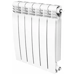 Радиатор биметаллический, 6 секций ELEGANCE WAVE bimetallico 350 (415х480х100) 570 Ватт