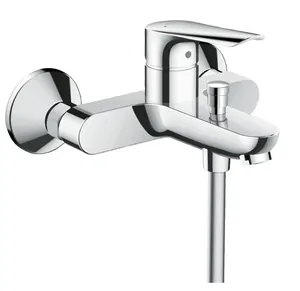Смеситель Hansgrohe 71403000 для ванны однорычажный, настенный, хром