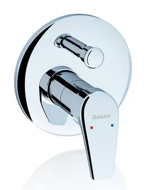 Смеситель для ванны/душа RAVAK NO 061.00 встраиваемый, в комплекте со скрытой частью