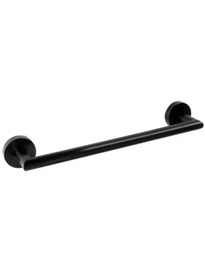 Полотенцедержатель Bemeta 104204010 настенный, 300 мм, цвет: черный матовый