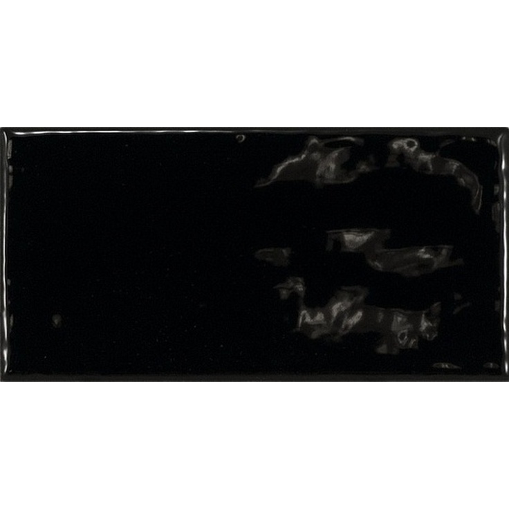 Equipe Cottage 21946 Black Gloss 7,5x15 глянцевая