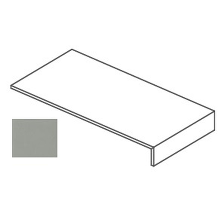 Impronta italgraniti Nuances NU02LBA2A6 Grigio Elemento a L 20mm 60x120 матовая