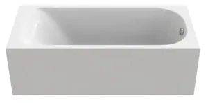 Ванна акриловая BAS PRO 1800х800 прямоугольная, усиленный каркас, без слива-перелива, белый