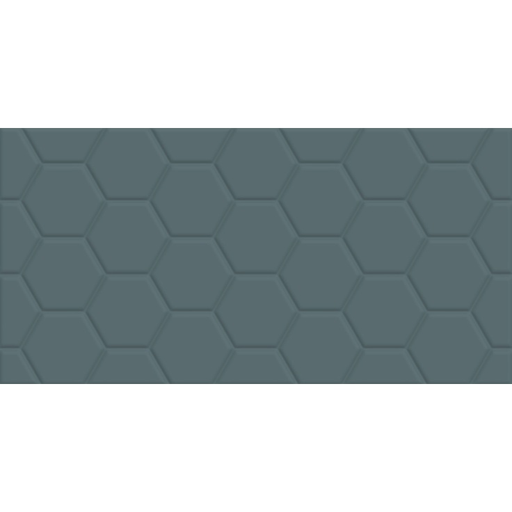 New Trend Edelweiss WT36EDW23 Hexagon Blue 30x60 матовая