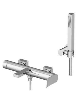 Смеситель GATTONI 8100/81CO для ванны/душа, настенный, хром