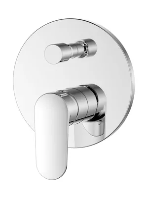 Смеситель для ванны/душа Aquatek AQ1846CR встраиваемый, 2 режима, однозахватный, цвет: хром