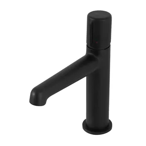 Смеситель для раковины BelBagno -LVM-NERO однозахватный. без донного клапана, чёрный матовый