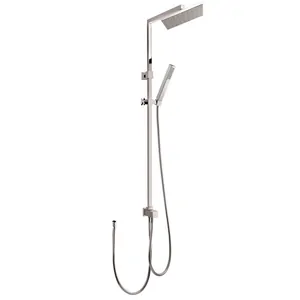 Душевая система Paini RSQ2 шланг 1500мм, верхний/ручной душ, хром 50CR191ARQ4P3