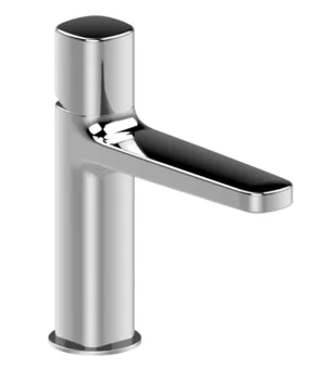 Смеситель для раковины Fantini 2402M004F однозахватный, низкий излив, с донным клапаном, хром