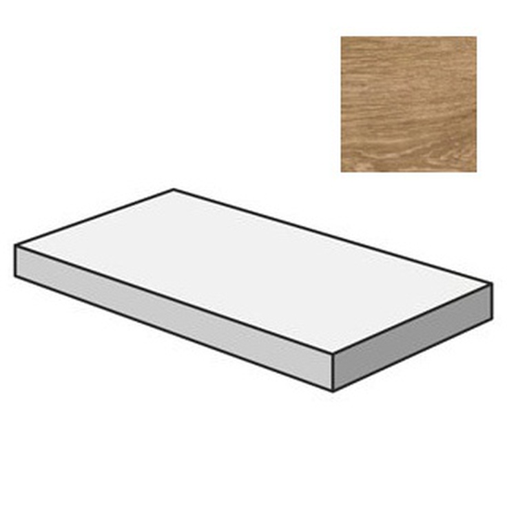 Atlas Concorde Russia Wine Oak 620070802297 Cabernet Scalino Angolare Sx Ret 33x160 матовая