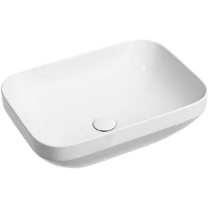 Раковина накладная Ceramicanova 500х359х145 без отв. под смеситель, белый CN6055