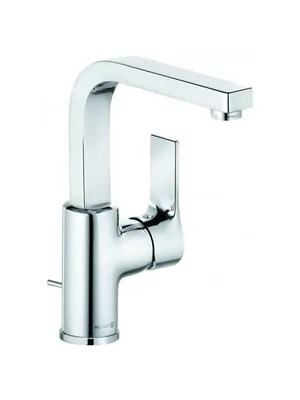 Смеситель KLUDI SL для умывальника, донный клапан, боковое управление (хром) 480270565