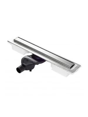 Душевой лоток BERGES 600, хром глянец, боковой выпуск S-сифон D50 H60, 091117