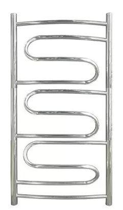 Полотенцесушитель Флагман "Лесенка" -2 изогн. 500х1000 нерж. сталь, диагонал./ниж. подкл. D-1/2