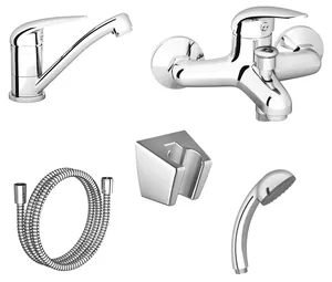 Набор смесителей RAVAK SET V (для умывальника, для ванны/душа, душевой гарнитур) 70508018