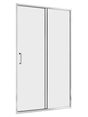 Душевая дверь ABBER AG301005 (1000х1900) раздвижная, стекло 5мм прозрачное/хром