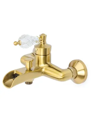 Смеситель Boheme 203-CRST для ванны/душа, настенный, однозахватный, без душ гарнитура, бронза