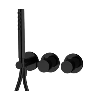 Смеситель для душа FIMA Carlo Frattini Spillo Tech встраиваемый, термостат, черн. матовый F3149WX9NS