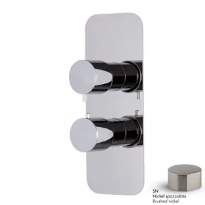 Смеситель для душа FIMA Carlo Frattini встраиваемый, термостат, никель браш. F3229X7SN