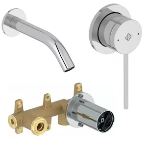 Смеситель для умывальника Jacob Delafon встраиваемый, однозахватный, хром