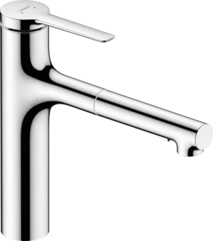 Смеситель Hansgrohe M33 2jet для кухни 160мм с вытяжным душем, sBox lite, хром 74804000