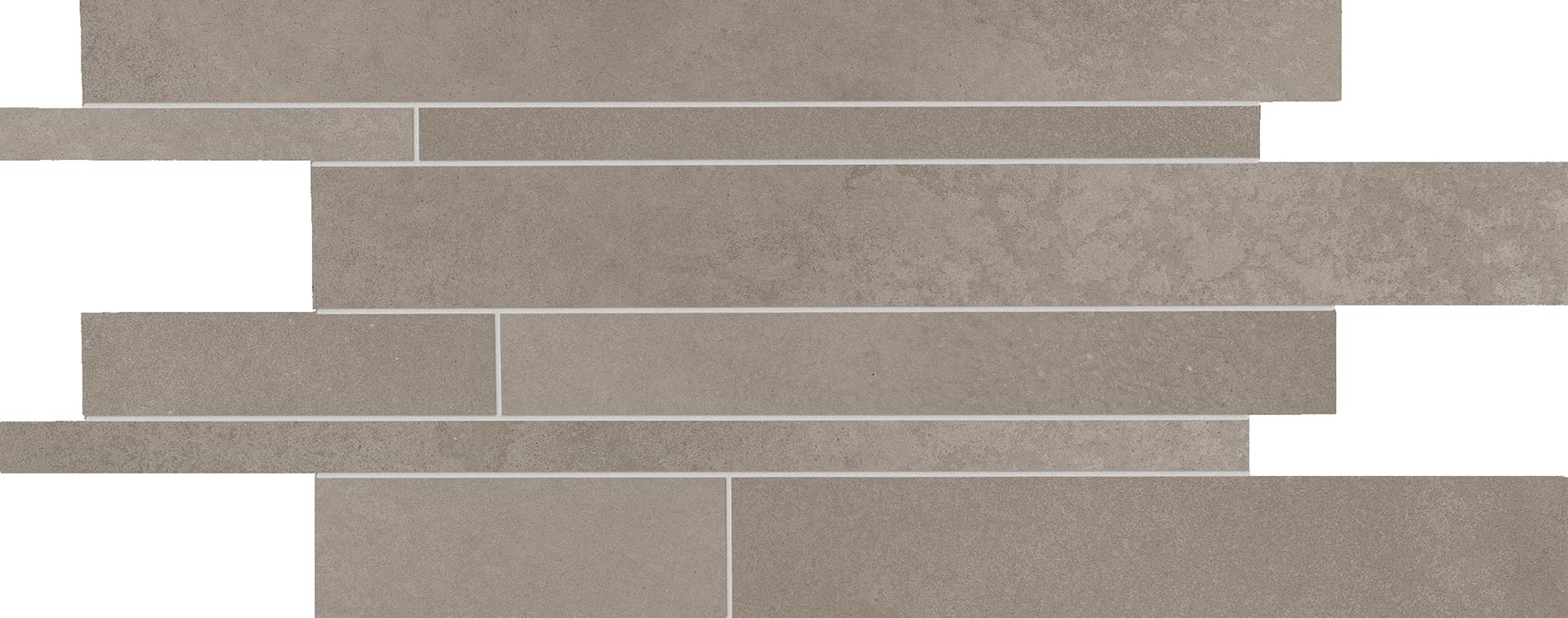 мозаика Tr3nd Listelli Sfalsati Concrete Smoke 30x60