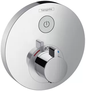 Смеситель для душа Hansgrohe 15744000 термостат, 1 потребитель, внешняя часть, хром