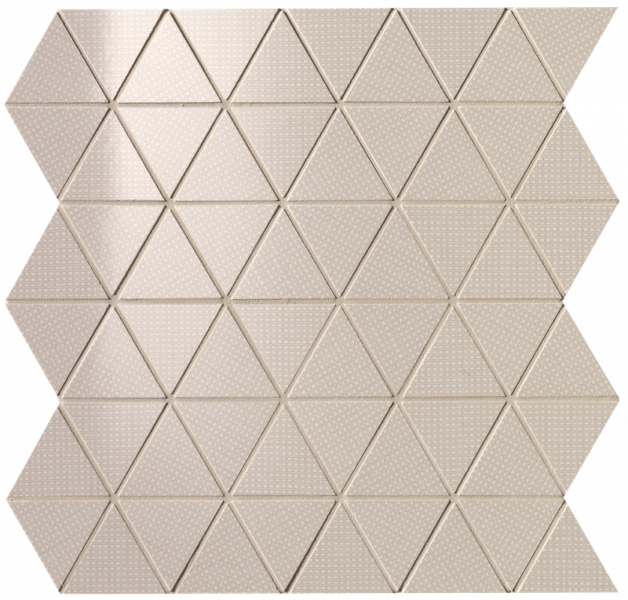 Fap Ceramiche Pat fOD9 Beige Triangolo Mosaico 30,5x30,5 глянцевая