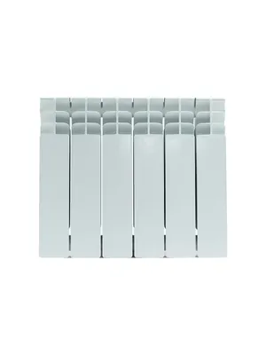 Радиатор STOUT 350 6 секций, биметаллический, боковое подключение, белый SRB-3310-035006