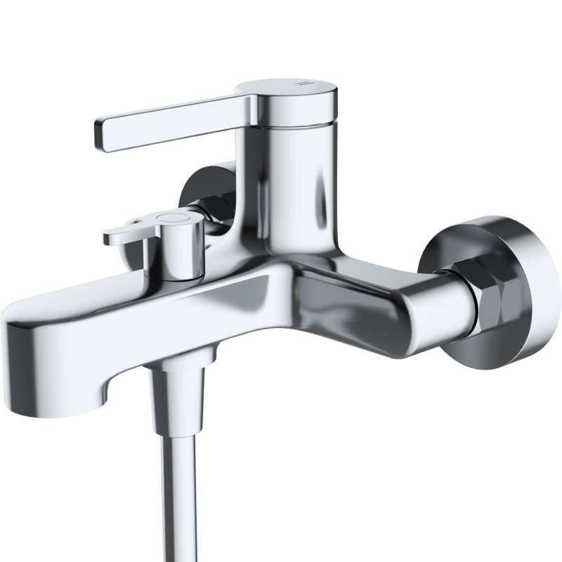 Смеситель для ванны/душа ESKO Sochi настенный, однозахватный, поворотный излив, хром SC54-2