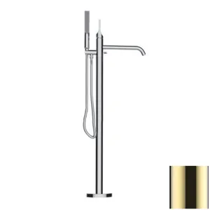 Смеситель для ванны Bossini Z00581021 напольный, однозахватный, с душ. гарнитуром, золото