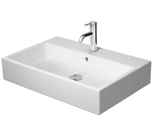 Умывальник Duravit 700х470 шлифов.,1 отверстие под смеситель, с переливом 2350700027