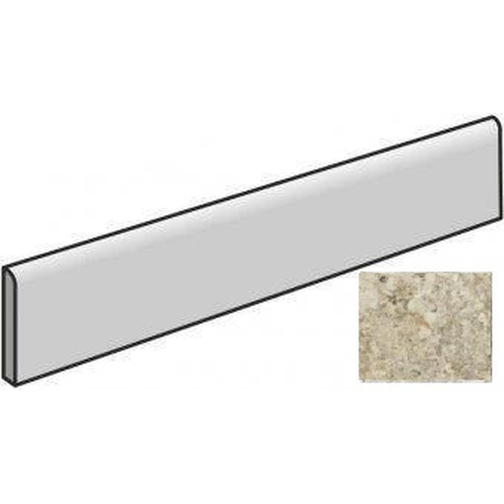 Atlas Concorde Russia Forte Dei Marmi Quark 610130007528 Brazilian Gold Battiscopa Matt 7,2x80 матовая