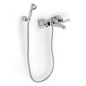 Смеситель настенный Devon&Devon 2VPTIME234CR для ванны, ручная лейка, шланг, хром