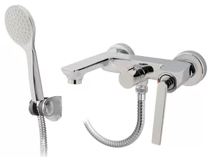 Смеситель для ванны VARION Armaturen 2620 51 3 однозахватный, короткий излив, ручной душ