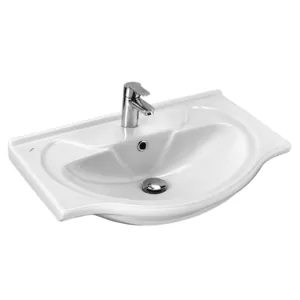 Раковина Aquaton 65 1WH109651 660x475x180 мм, перелив. отверстие под смеситель. белая