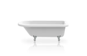 Ванна отдельностоящая Knief Roll Top (1525x720x550) акриловая, белая 0100-065