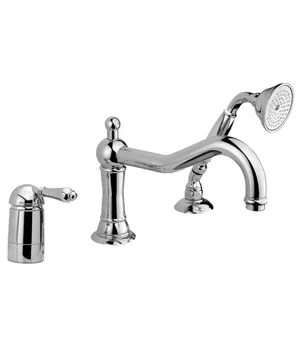 Смеситель на борт ванны Nicolazzi Cinquanta, ручки , хром 3449CR75